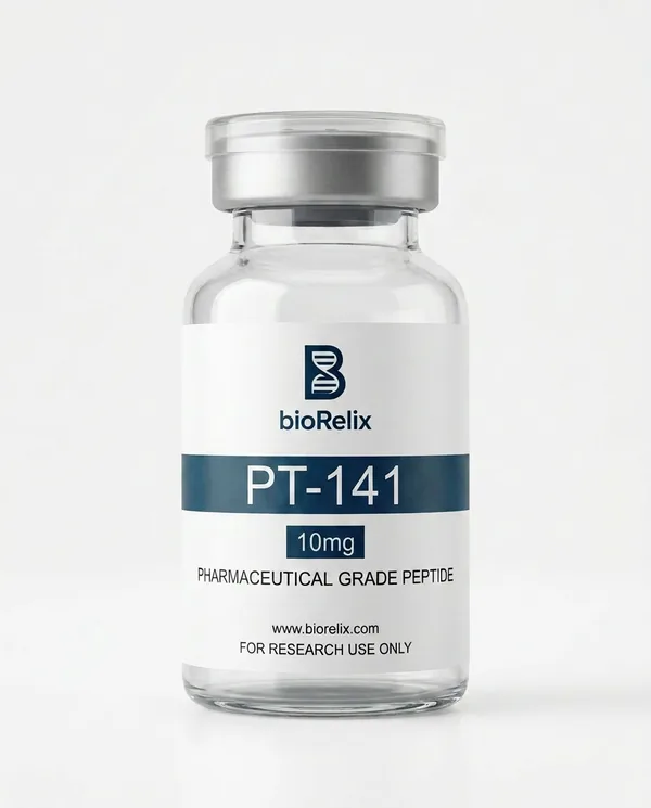 PT-141 10mg research peptide vial