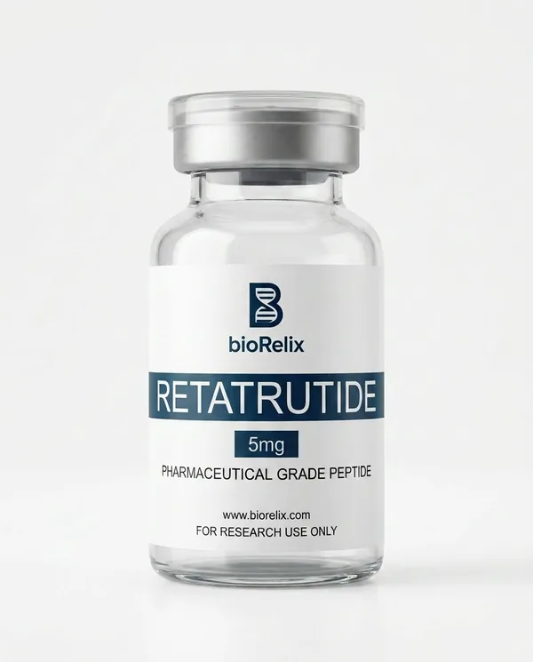Retatrutide 5mg research peptide vial